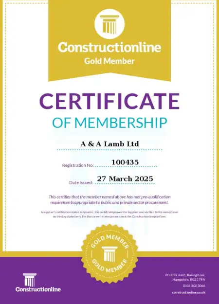 Constructionline Gold 2026